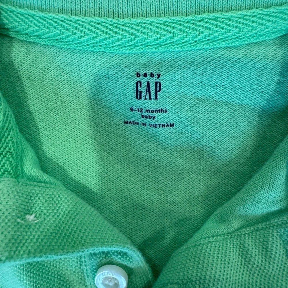 GAP Baby Pique Polo Shirt - 6-12m